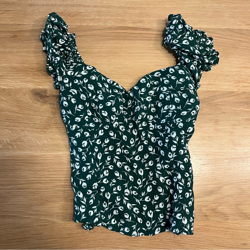 Reformation Flutter Sleeve Tank